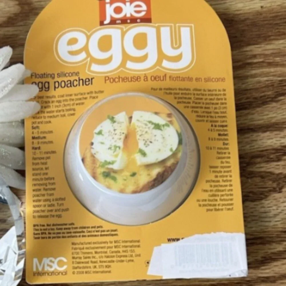 Joie Floating Silicone Egg Poacher Nonstick Cooking Cup Kitchen Tool Fast Ship - Picture 2 of 2